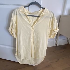 Xirena Channing Button Down Yellow Small